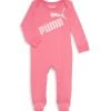 Puma Baby Girl's Long-Sleeve Logo Coverall For Kids