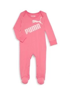 Puma Baby Girl's Long-Sleeve Logo Coverall For Kids