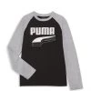 Puma Boy's Bold Rebel Raglan-Sleeve T-Shirt For Kids