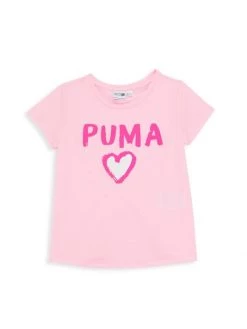 Puma Little Girl’s 3-Piece Jersey Logo T-Shirt, Tank Top & Mesh Shorts Set For Kids -Sophia Webster Shoes Shop unnamed file 151
