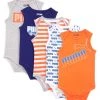 Puma Baby Boy's 5-Pack Sleeveless Logo Bodysuit Set For Kids -Sophia Webster Shoes Shop unnamed file 295