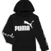 Puma Boy's Fleece Logo Hoodie For Kids
