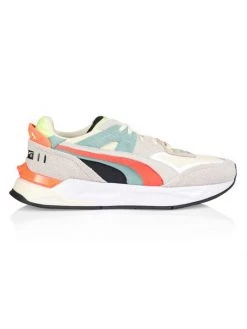 Puma Mirage Suede & Mesh Sneakers For Men
