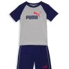 Puma Little Boy’s 2-Piece Interlock T-Shirt & Shorts Set For Kids -Sophia Webster Shoes Shop unnamed file 369