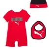 Puma Baby's 3-Piece Jersey Romper, Bib & Hat Set For Kids -Sophia Webster Shoes Shop unnamed file 382