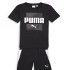 Puma Little Boy's 2-Piece Interlock T-Shirt & Shorts Set For Kids -Sophia Webster Shoes Shop unnamed file 463