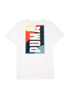 Puma Boy's Go For Pack Crewneck T-Shirt For Kids -Sophia Webster Shoes Shop unnamed file 475
