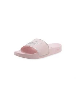 Puma Little Girl's & Girl's Leadcat 2.0 Faux Leather Slides For Kids