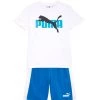 Puma Little Boy's Logo Cotton T-Shirt & Shorts Set For Kids -Sophia Webster Shoes Shop unnamed file 523