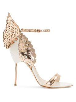 Sophia Webster Evangeline Metallic Leather Sandals