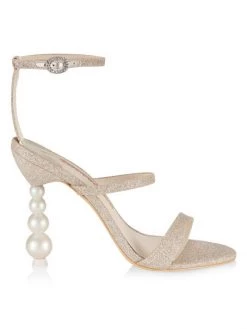 Sophia Webster Rosalind Pearl Glitter Sandals