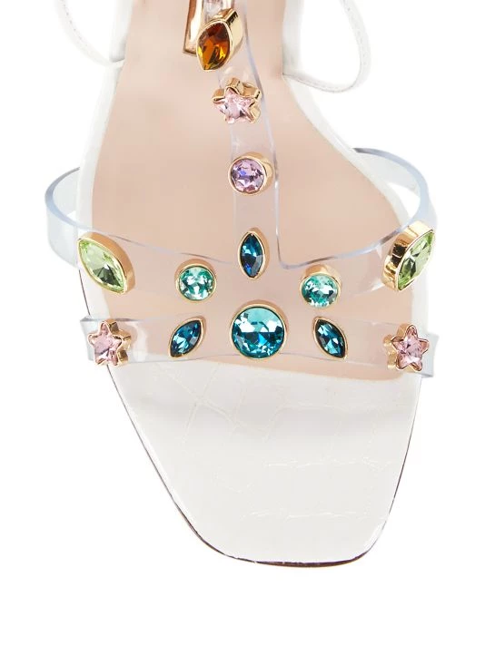 Sophia Webster Camille 100 Croc-Embossed Crystal-Embellished Ankle-Wrap Sandals 6 Sophia Webster Camille 100 Croc-Embossed Crystal-Embellished Ankle-Wrap Sandals - Image 4