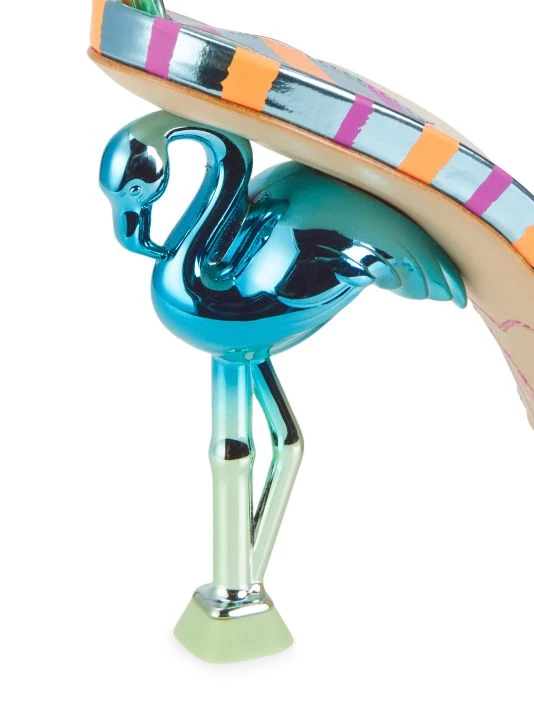 Sophia Webster Flo Flamingo Stripe Metallic Leather Ankle-Strap Sandals 8 Sophia Webster Flo Flamingo Stripe Metallic Leather Ankle-Strap Sandals - Image 6
