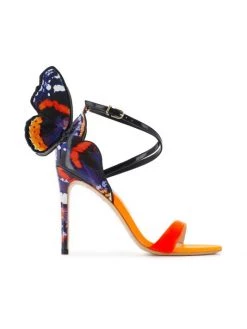 Sophia Webster Chiara Butterfly Ankle-Strap Sandals