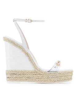 Sophia Webster Camille Embellished Wedge Sandals