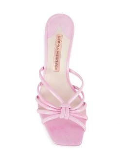 Sophia Webster Flo Flamingo Patent Leather Mid-Heel Mules -Sophia Webster Shoes Shop unnamed file 783
