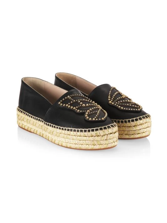 Sophia Webster Butterfly Leather Platform Espadrilles 4 Sophia Webster Butterfly Leather Platform Espadrilles - Image 2
