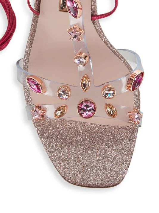 Sophia Webster Camille 100 Glitter Crystal-Embellished Ankle-Wrap Sandals 6 Sophia Webster Camille 100 Glitter Crystal-Embellished Ankle-Wrap Sandals - Image 4