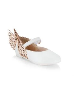 Sophia Webster Baby's & Little Girl's Evangeline Leather Wing Ballet Flats For Kids
