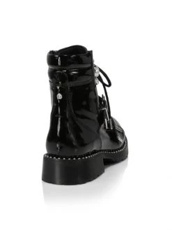 Sophia Webster Ziggy Crystal-Embellished Patent Leather Biker Boots -Sophia Webster Shoes Shop unnamed file 821