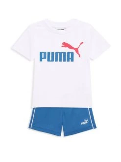 Puma Baby Boy's 2-Piece Logo T-Shirt & Shorts Set For Kids
