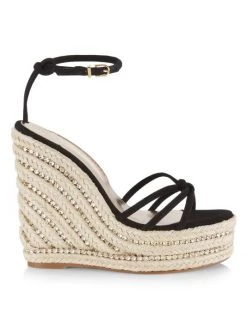 Sophia Webster Alina Crystal-Embellished Espadrille Wedge