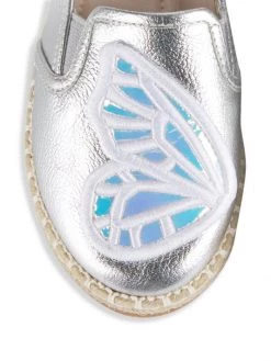 Sophia Webster Little Girl's & Girl's Metallic Butterfly Leather Slip-Ons For Kids -Sophia Webster Shoes Shop unnamed file 922