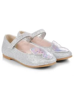 Sophia Webster Baby's & Little Girl's Butterfly Metallic Flats For Kids
